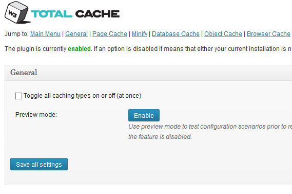 W3 Total Cache WordPress Plugin